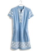 Madewell Chambray Sunstitch Tunic Dress - Lyst
