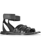 McQ by Alexander McQueen Erin Criss Cross Flat Sandal - Lyst