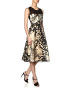 Giles Monochrome Bat Print Dress - Lyst