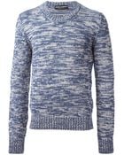 Dolce & Gabbana Slub Knit Sweater - Lyst