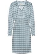 Burberry Brit Marie Silk-Chiffon Dress - Lyst