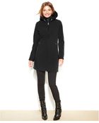 Calvin Klein Hooded Soft Shell Raincoat - Lyst