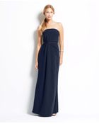 Ann Taylor Crepe Strapless Gown - Lyst