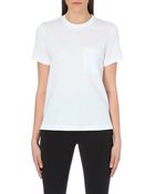 Proenza Schouler Pocket-detail Jersey T-shirt - Lyst