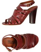 Michel Vivien High-Heeled Sandals - Lyst