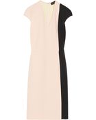 Fendi Color-Block Crepe Dress - Lyst