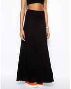 Monki Maxi Skirt - Lyst