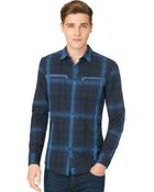 Calvin Klein Jeans Plaid Shirt - Lyst