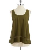 Ella Moss Crochet Tank - Lyst