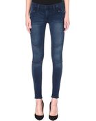 Levi's Moto Zip-pocket Skinny Mid-rise Jeans - Lyst
