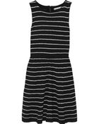 Alice + Olivia Monah Striped Stretch-Knit Mini Dress - Lyst