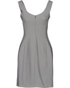 Emporio Armani Short Dress - Lyst