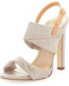 Diane von Furstenberg Jacey Leather Slingback Sandal - Lyst