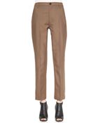 Marc Jacobs Slim Ankle Pants With Topstitch Detail - Lyst