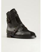See By Chloé Buckled Ankle Boots - Lyst