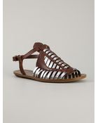 Proenza Schouler Woven Sandal - Lyst