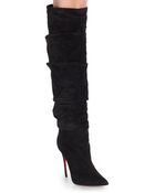 Christian Louboutin Ishtar Suede Over-the-knee Boots - Lyst