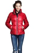 Guess Zipper Front Down Jacket - Lyst