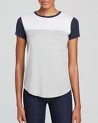 Vince Tee Color Block - Lyst