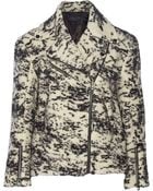 Rag & Bone Monaco Printed Wool-Blend Biker Jacket - Lyst
