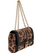 Dolce & Gabbana Leopard-Pattern Shoulder Bag - Lyst
