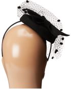 Scala Wool Felt Fascinator With Bow - Lyst