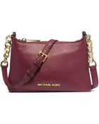 Michael Kors Bedford Leather Crossbody - Lyst