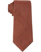 Isaac Mizrahi Herringbone Solid Tie - Lyst