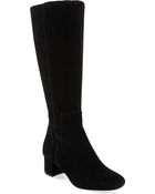 Nine West Facts Block Heeled Knee Boots - Lyst