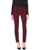 Michael Kors Plaid Skinny Pants - Lyst