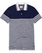 Brooks Brothers Stripe Heather Polo Shirt - Lyst