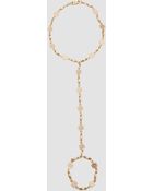 Vanessa Mooney Alice Daisy Gold Hand Chain - Lyst