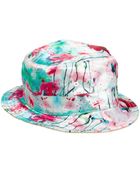 New Era Ny Print Out Bucket Hat - Lyst