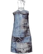 Ermanno Scervino Short Dress - Lyst