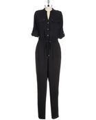 Calvin Klein Drawstring Jumpsuit - Lyst