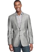 Calvin Klein Sport Coat Linenblend Slim Fit - Lyst