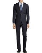 Hugo Boss Genius Check Wool Suit - Lyst