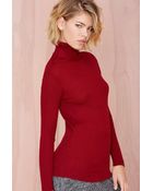 Nasty Gal Colbie Knit Sweater - Lyst