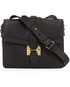 Halston Heritage Medium Flap Leather Shoulder Bag - Lyst