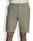 Vince Cotton Cargo Shorts - Lyst