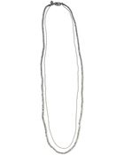 Banana Republic Beaded Layer Necklace - Lyst