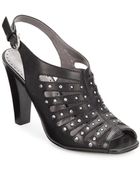 Adrienne Vittadini Gentri Studded Leather Pumps - Lyst
