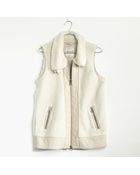 Madewell Shearling Nightwalk Vest - Lyst