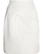 Halston Heritage Cotton-Piquã© Skirt - Lyst