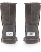 Ugg Classic Short Boot Grey - Lyst