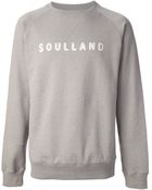 Soulland Capitals Sweatshirt - Lyst
