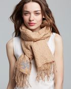 Tory Burch Whipstitch T Scarf - Lyst