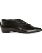 Lanvin Asymmetric Ballerinas - Lyst