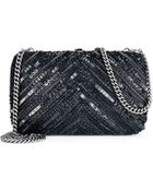 Ralph Lauren Chevron-Beaded Box Clutch - Lyst