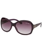 Kenneth Cole Reaction Women'S Square Purple Sunglasses - Lyst